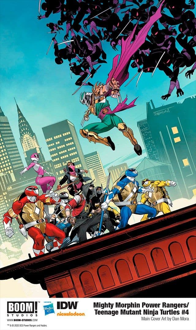 Tal vez lo sepas, quizás no, pero hay un cómic de las Teenage Mutant Ninja Turtles y los Mighty Morphin Power Rangers.
