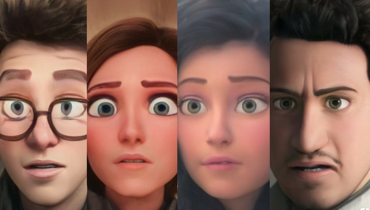 Una de las tendencias de este año es el filtro que te hace ver como personaje de Pixar, y para no estar fuera de onda le hicimos su versión animada a la Familia Disfuncional.
