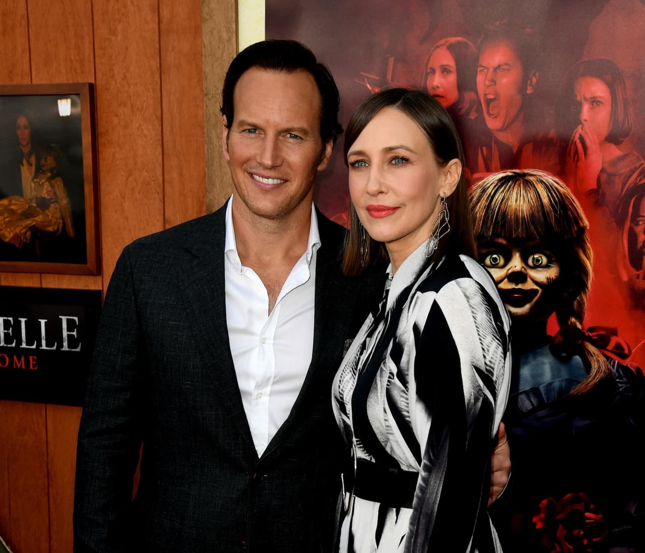 Patrick Wilson y Vera Farmiga en la premiere de 'Annabelle Comes Home' en junio de 2019