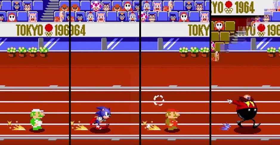 El nuevo ‘Mario & Sonic Olympic Games’ te deja jugar con tus personajes en 2D