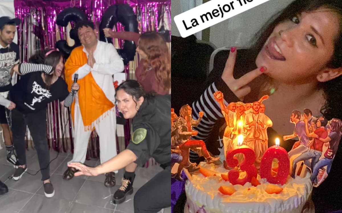 Cumpleaños viral se inspira en pelea de emos vs punks de hace 15 años