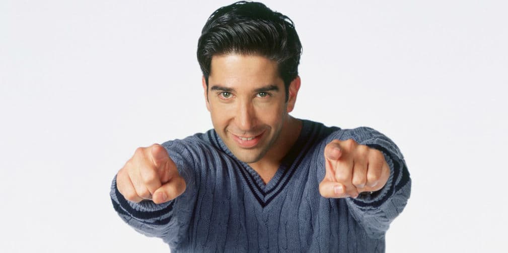 9. Rosse Geller: El amigo menos querido de Friends, en parte por su pesadez extrema e indecisión con Rachel.