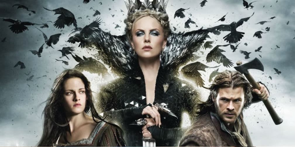 6. Blancanieves y el Cazador (2012): Basada en el cuento de los Grimm y con actuaciones de Kristen Stewart, Charlize Theron y Chris Hemsworth.
