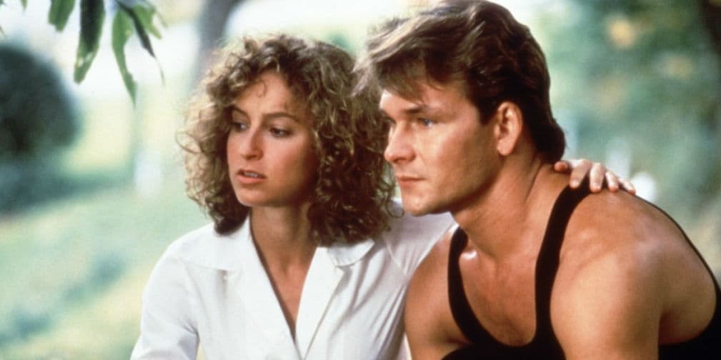 7. Patrick Swayze y Jennifer Grey (Dirty Dancing): Ambos tuvieron varios momentos de fricción en la filmación.
