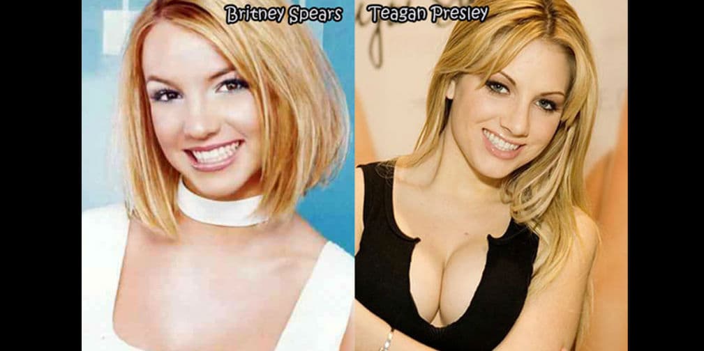 8. Britney Spears: La Princesa del Pop también roba suspiros en el porno, pero gracias a su doble XXX.