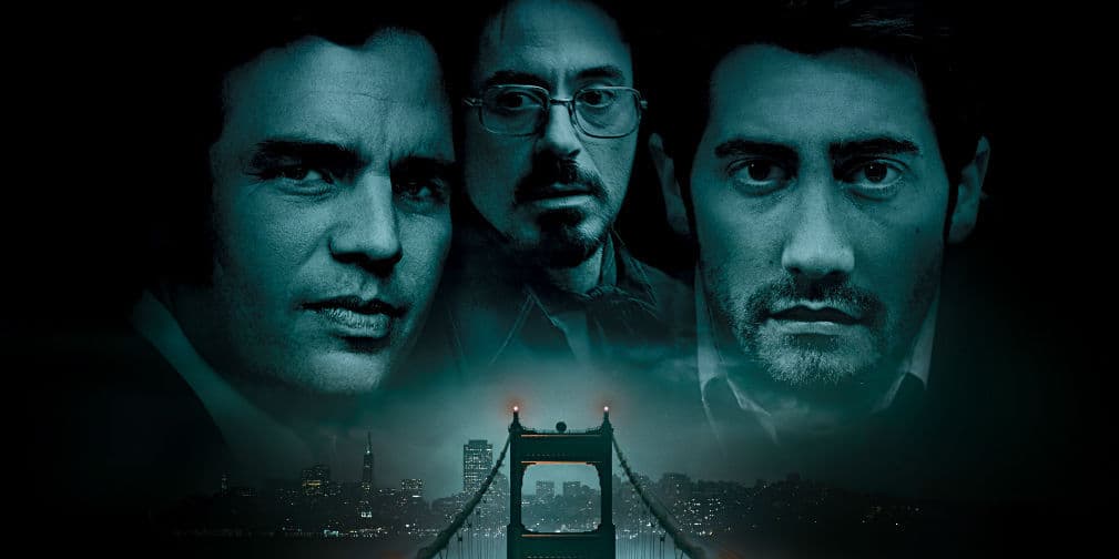 11. Zodiac (2007): Narra la búsqueda del notorio asesino en serie conocido como el asesino del Zodiaco, quien mataba en San Francisco.