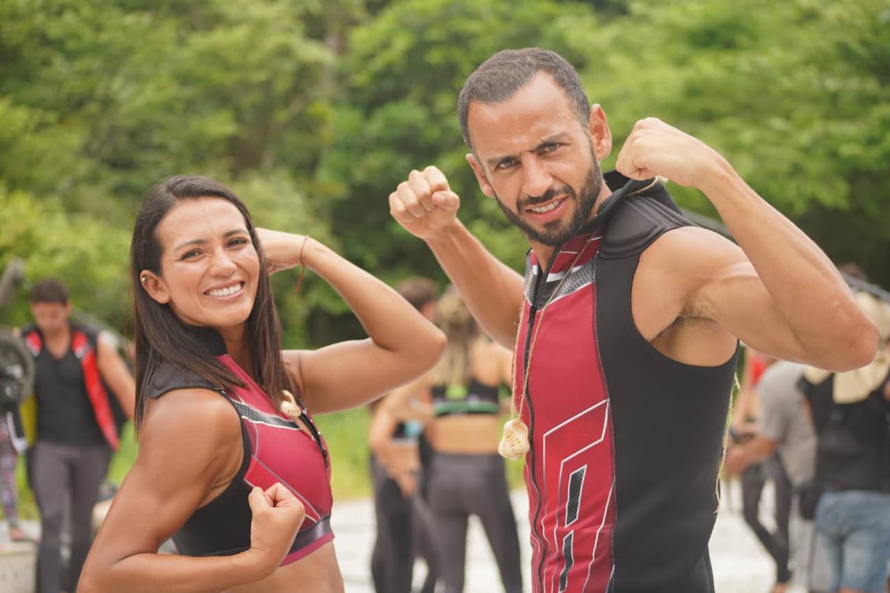 Brisa y Chano forman parte del equipo Vino Tinto en Reto 4 Elementos 2022.