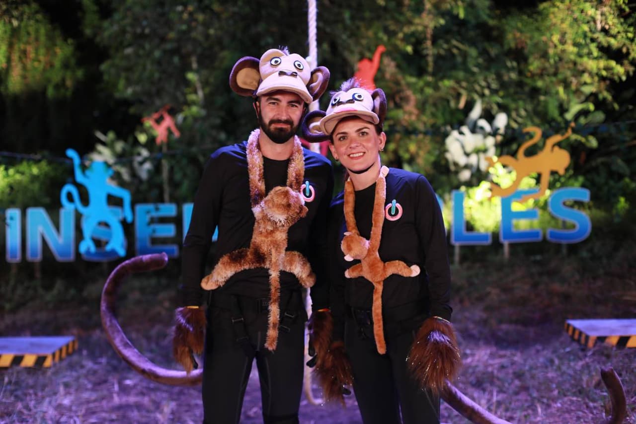 Zoraida y Jorge en la prueba de parejas de 'Inseparables, amor al límite'.