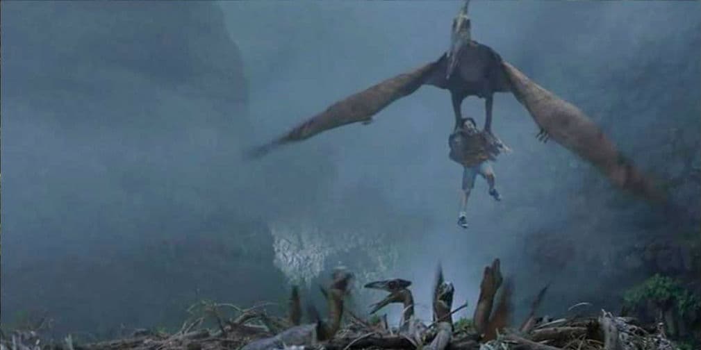 Pterodactylus (Jurassic Park 3): su nombre significa dedo alado, vivió en Europa y África a finales del Jurásico.