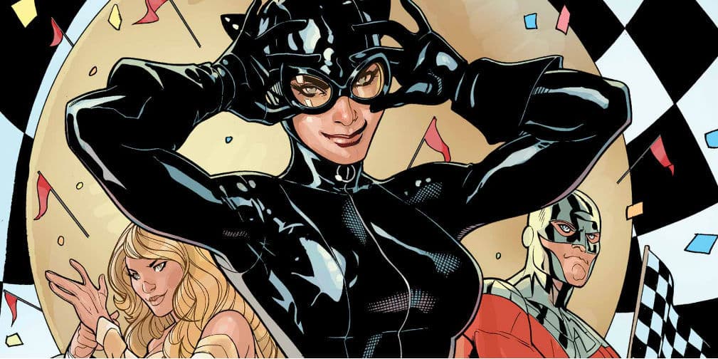 9. CATWOMAN (Selina Kyle): Usa el látigo como nadie y si tiene que maullar para desencajarnos, lo hará.