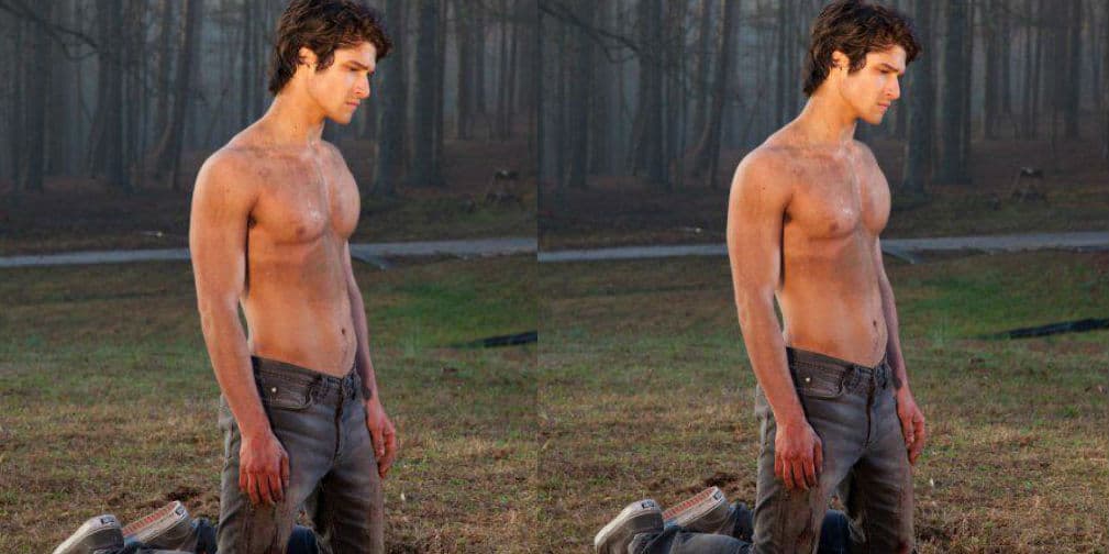 Sin duda, gran parte del éxito de Teen Wolf se debe a la impresionante anatomía de Tyler.