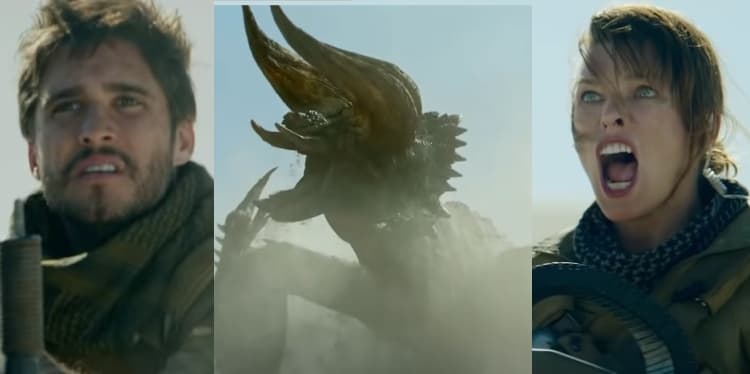 Milla Jovovich y Diego Boneta se enfrentan a una black diablo en 'Monster Hunter'