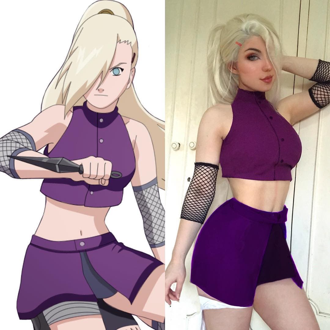 También hizo a Ino Yamanaka y quedó igualita, de verás.