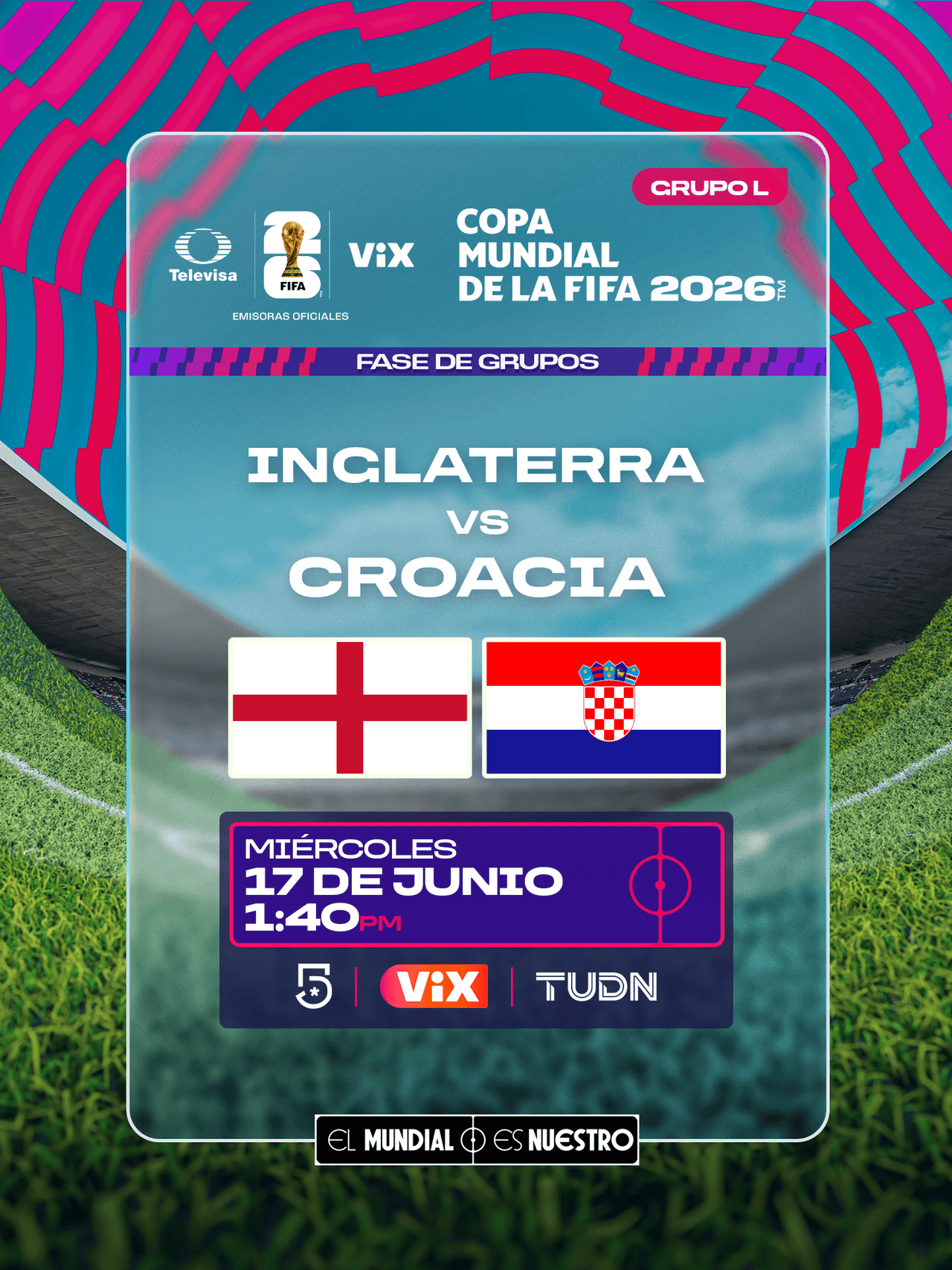 Inglaterra vs Croacia EN VIVO