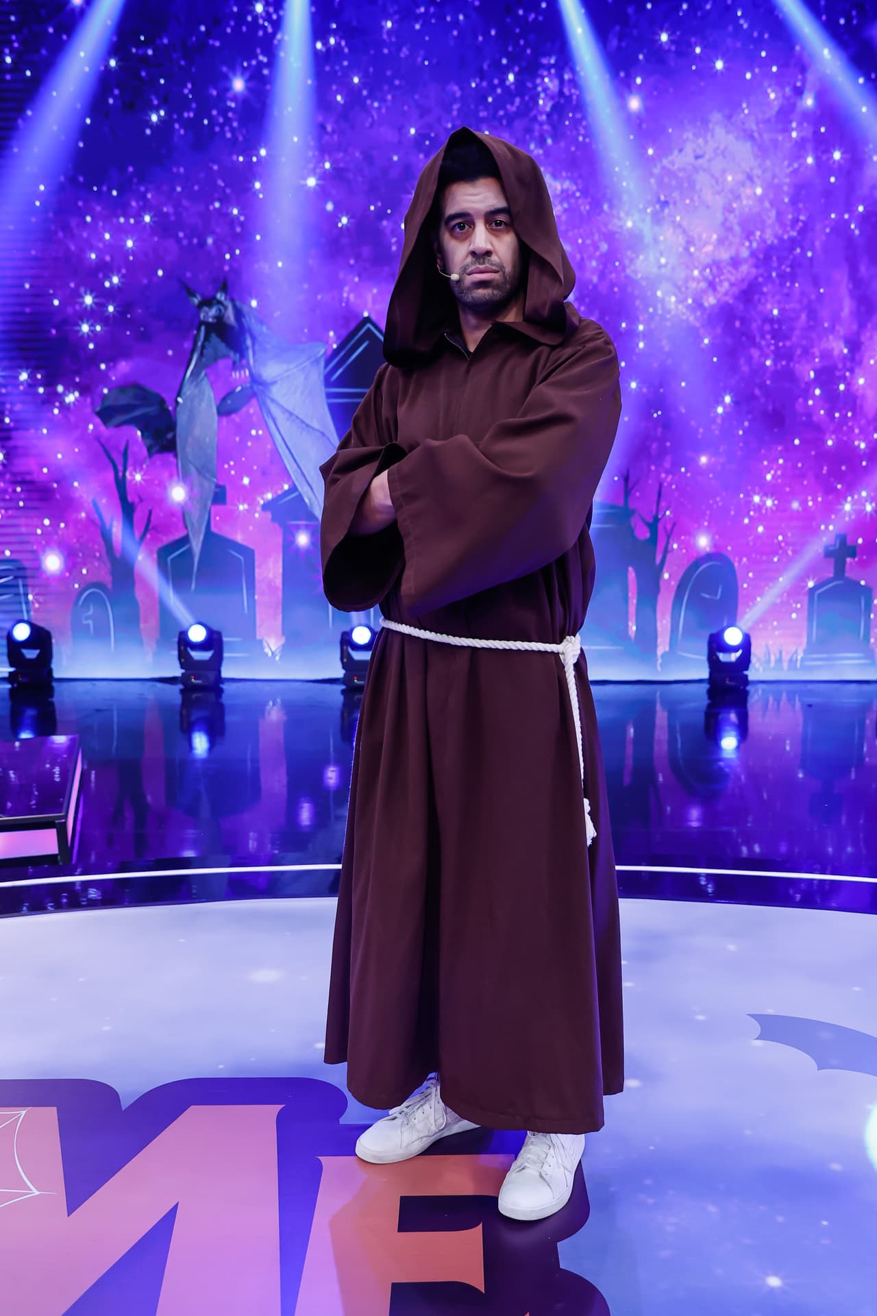 Del otro lado, Isaac Salame se convirtió en un monje de miedo.