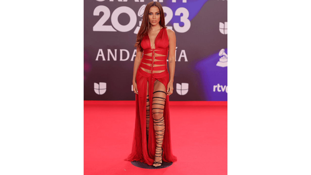 Anitta en la alfombra roja de los Latin GRAMMY 2023