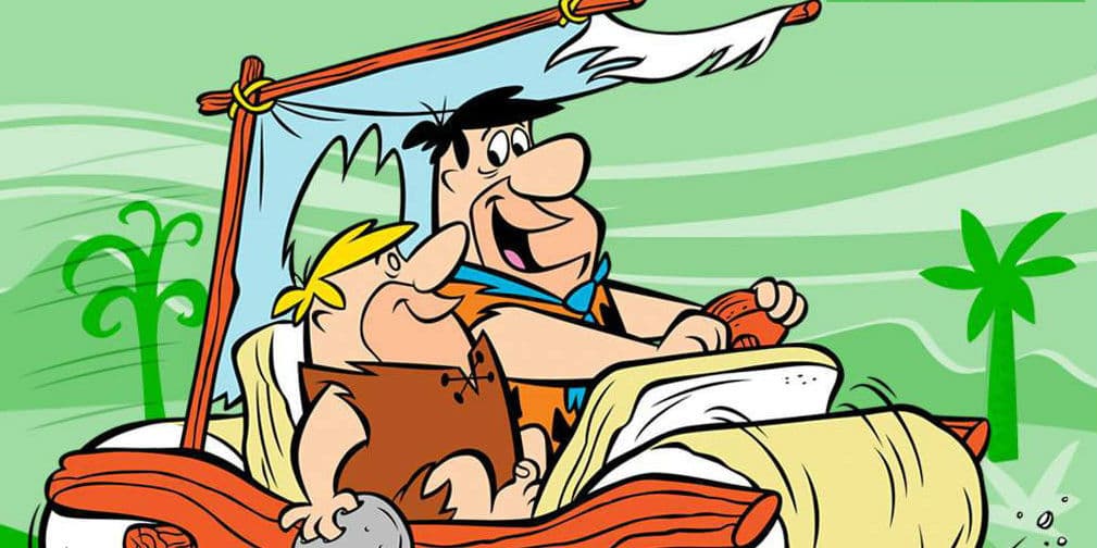 1. Troncomóvil de Los Picapiedra: The Flintstones era la típica familia moderna, o bueno prehistórica, con todo y coche último modelo.