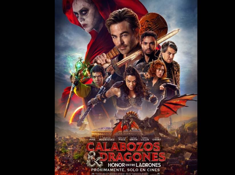 Póster oficial de 'Calabozos & Dragones: Honor entre ladrones'.