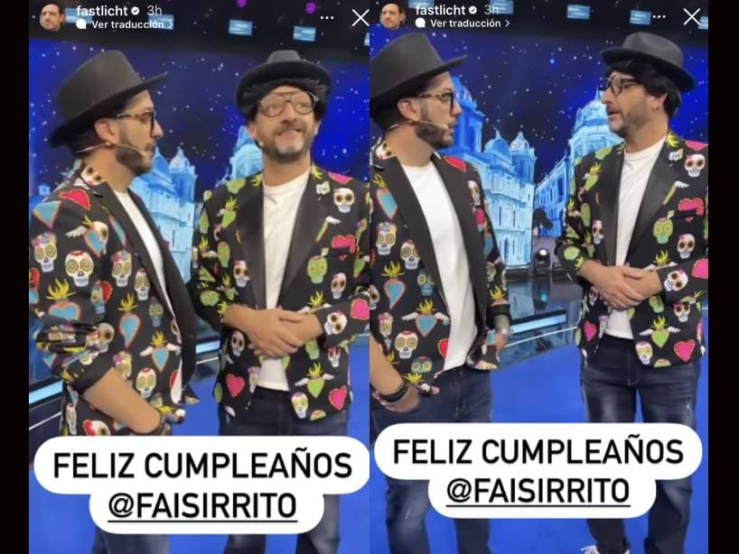 Fastlicht también se sumó a la celebración de cumpleaños de Faisy.
