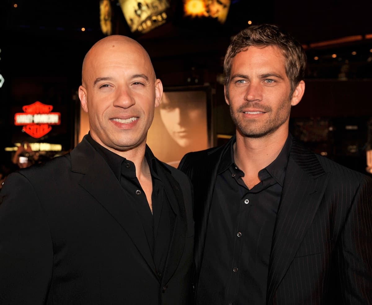 Vin Diesel y Paul Walker en la premiere de Rápidos y Furiosos 4 (2009)