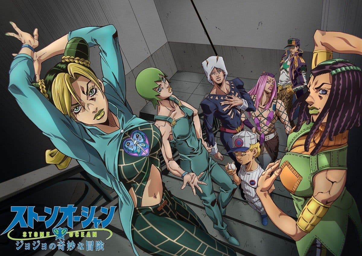 ¡Ya era hora! JoJo's Bizarre Adventure: Stone Ocean lanzó las primeras imágenes oficiales del anime