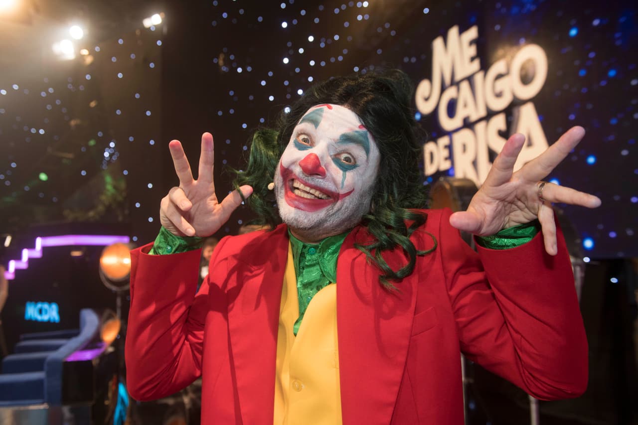 Ricardo Fastlicht salió muy sonriente, fue el mismísimo Joker.