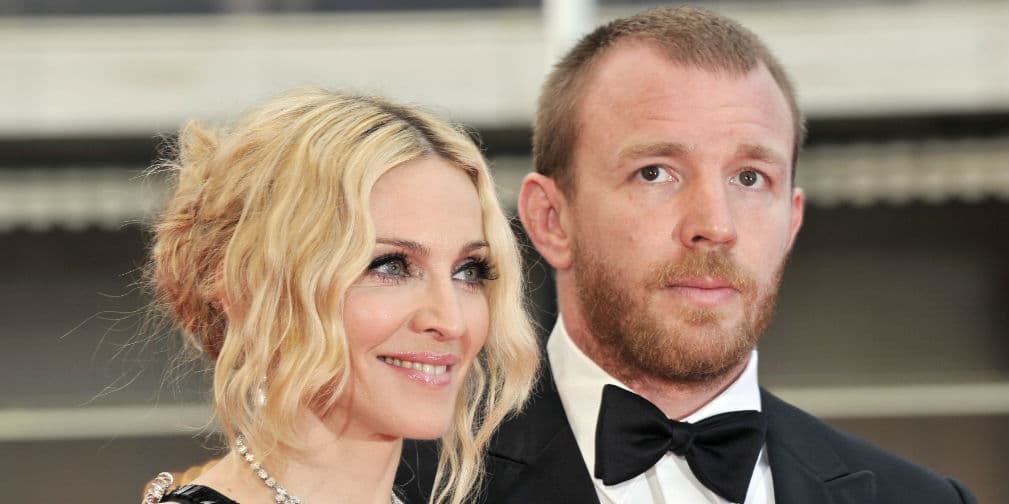 7. Madonna y Guy Ritchie: Tuvieron una relación tormentosa y llena de dificultades, que duró 8 años.