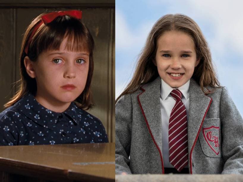 Matilda de 1996 vs el musical de 2022: Así se ven los nuevos protagonistas