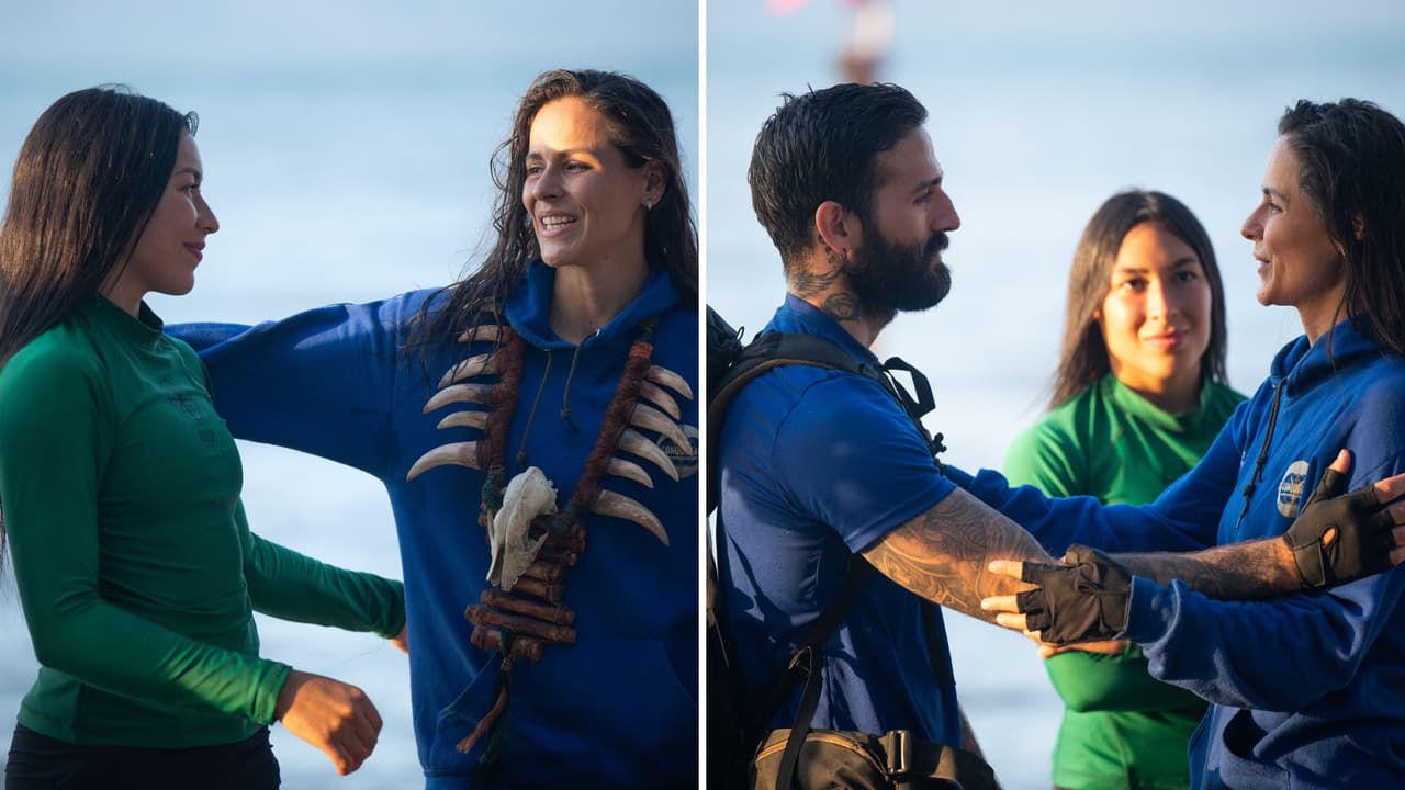 Addy y Asaf se despiden de Clau en El Conquistador