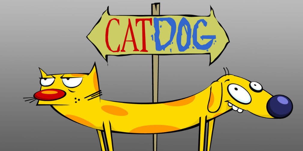 15. CATDOG: Es mitad perro, mitad gato, así que puede estar en la lista de perros, como en la lista de gatos.