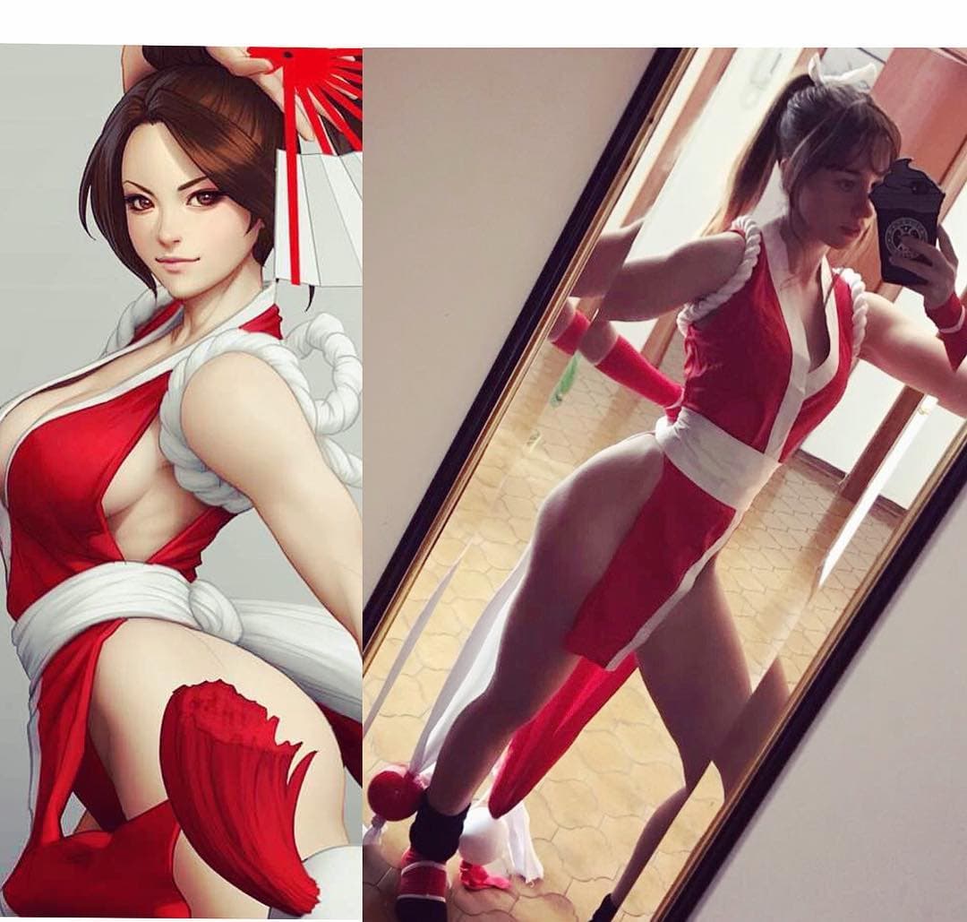 Mai Shiranui, de The King of Fighters, no podía faltar.