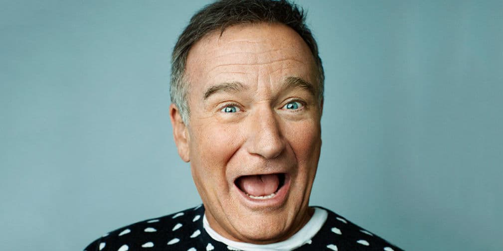 9. Robin Williams: Ganador del Óscar y 5 Globos de Oro, conocido por sus actuaciones en Mrs. Doubtfire y Jumanji.