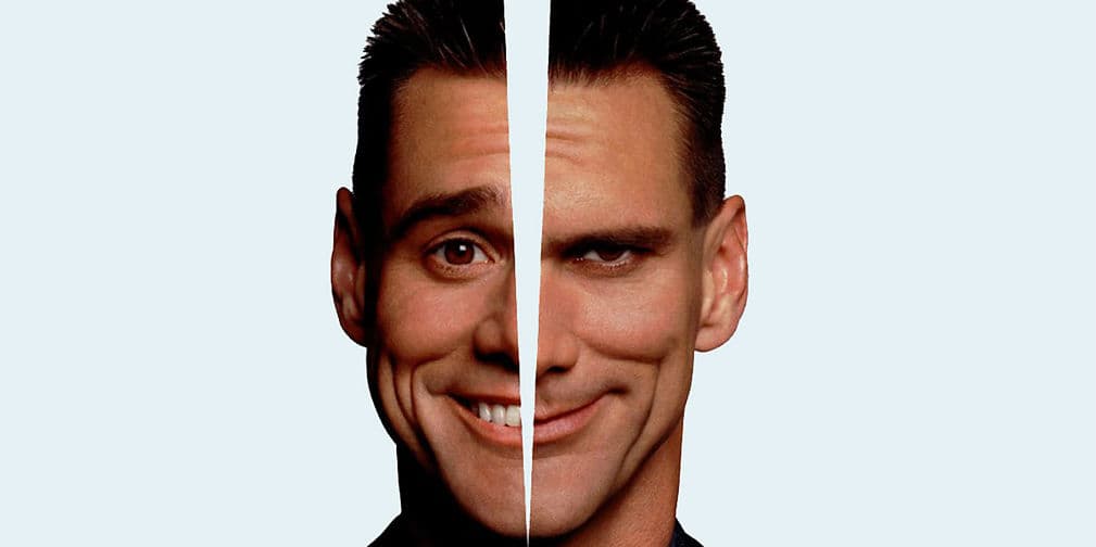 Jim Carrey es un actor conocido por sus papeles cómicos, pero también ha hecho roles cargados de drama, te presentamos las mil caras del divertido Jim Carrey. 
<br>
<br>Me, Myself and Irene (2000): Jim da vida a las dos personalidades de Charlie, un servicial policía patrullero.