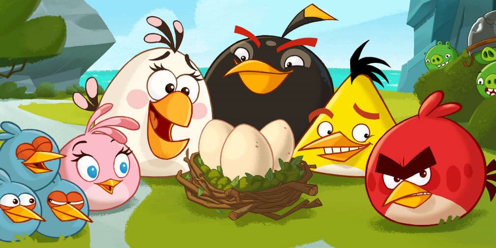 10. Angry Birds: Esta serie de videojuegos, creada en 2009, incluye a un pollito amarillo entre sus personajes.