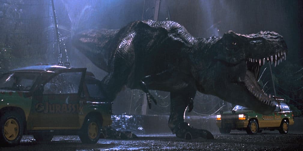 Tyrannosaurus (Jurassic Parl 1, 2 y 3): su nombre significa rey lagarto tirano, vivió hace unos 65 millones de años.