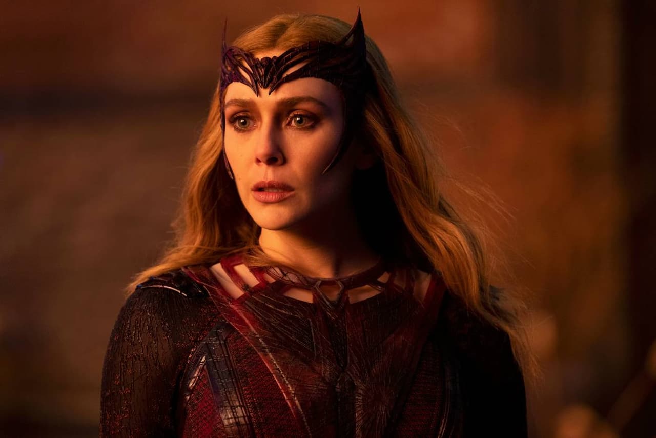 Así lucirá Elizabeth Olsen como 'La Bruja Escarlata' en 'Doctor Strange en el Multiverso de la Locura'.