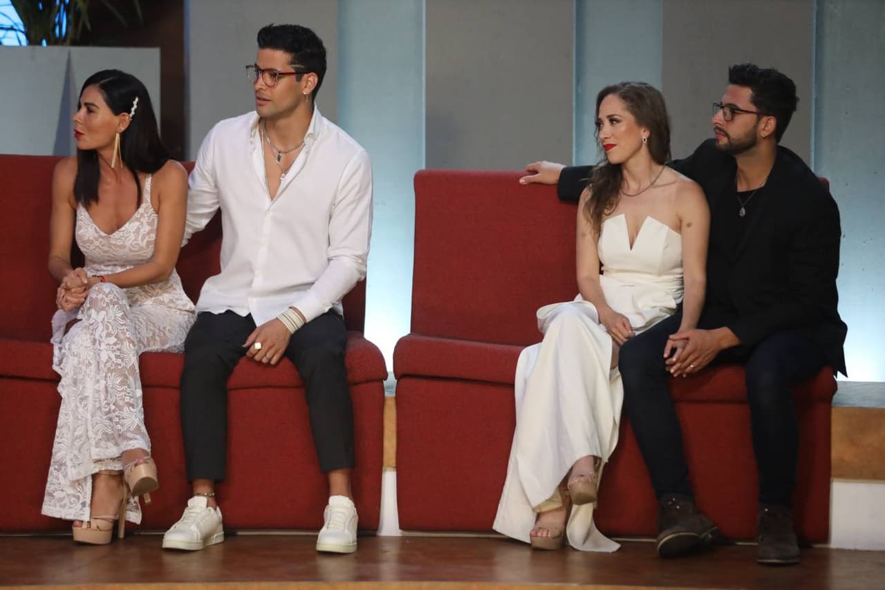 Naidelyn y David agradecieron a sus compañeros por sus emotivas palabras.