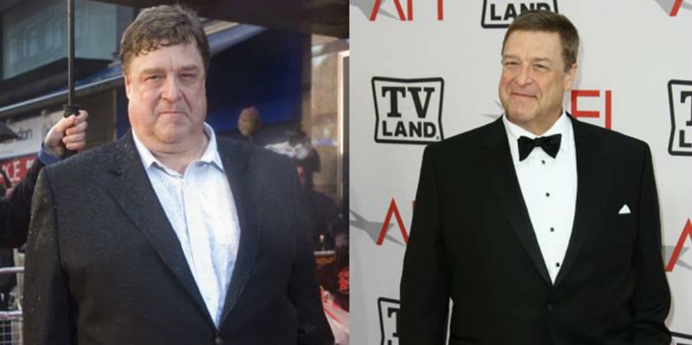7. John Goodman: El actor de Hollywood bajó varios kilos más por salud que por vanidad.