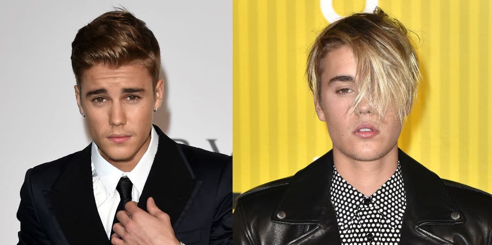 3. Justin Bieber: Otro astro que piensa que los rubios se divierten más, el año pasado sorprendió con su look.