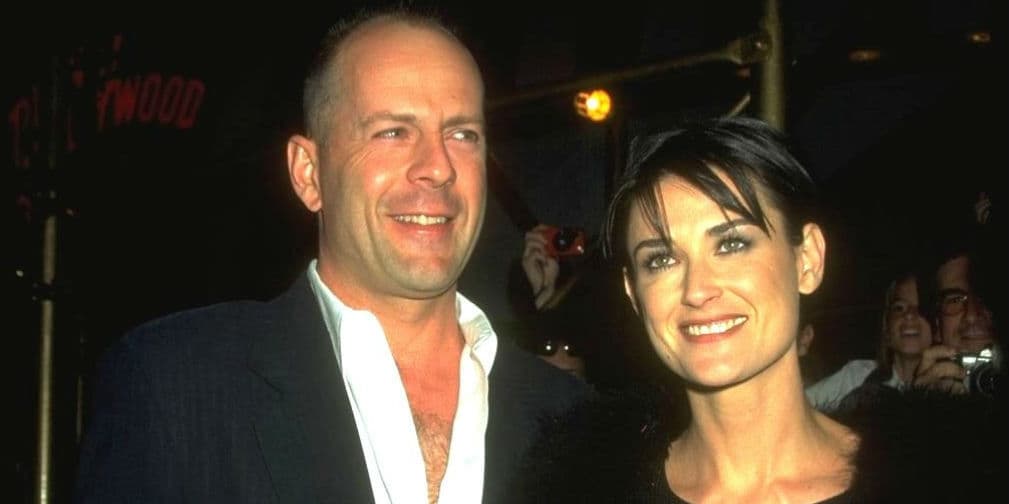 8. Bruce Willis y Demi Moore: Tras el divorcio, Willis señaló que la situación fue muy dolorosa y traumática.