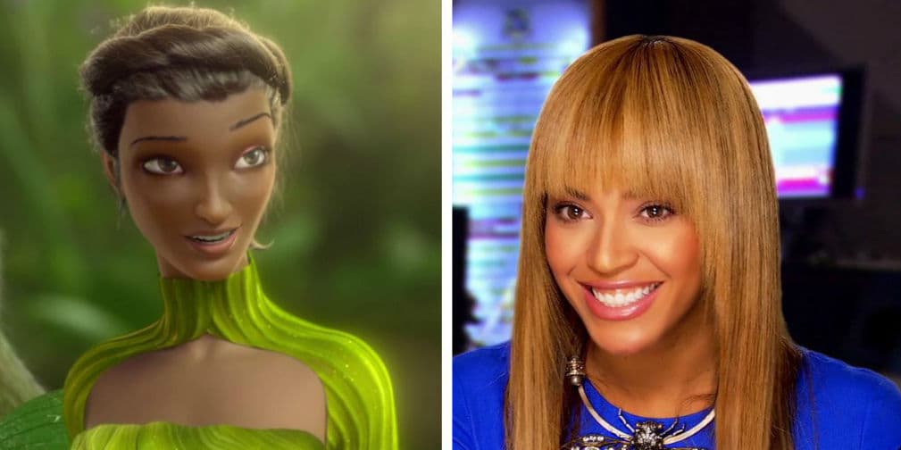 4. Beyoncé: La sexy cantante dio vida a la reina tara en Epic, una cinta de aventuras ecológica.