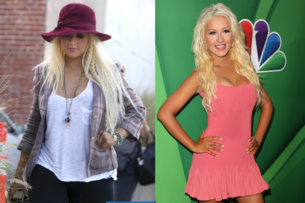Christina Aguilera canta como los ángeles, ahí sí el peso es lo de menos, gordis o delgada es un talentazo.