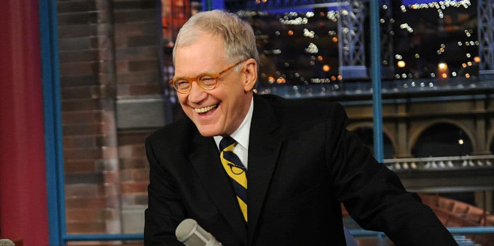 4. David Letterman: ¡Sorpresa! El presentador de televisión fue un divertido reportero del clima.