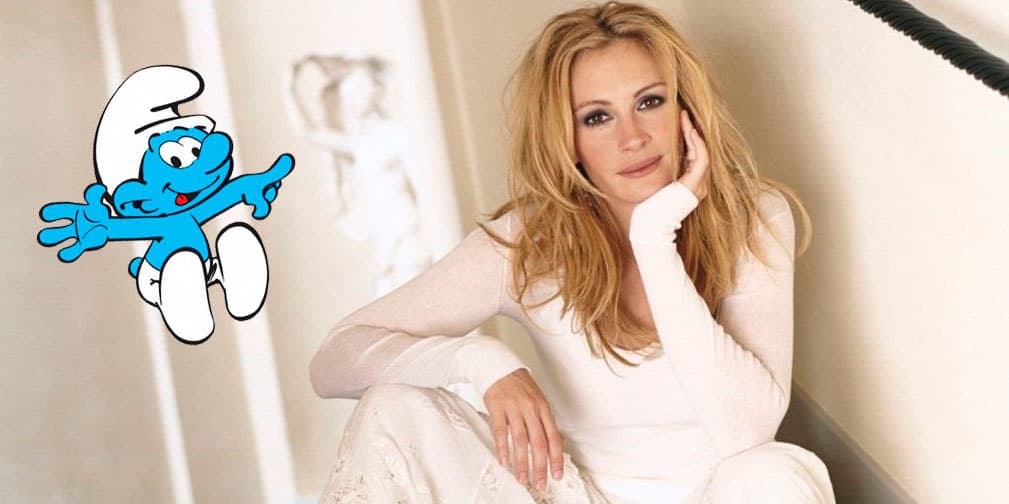 Julia Roberts prestará su voz para la nueva película de los Pitufos