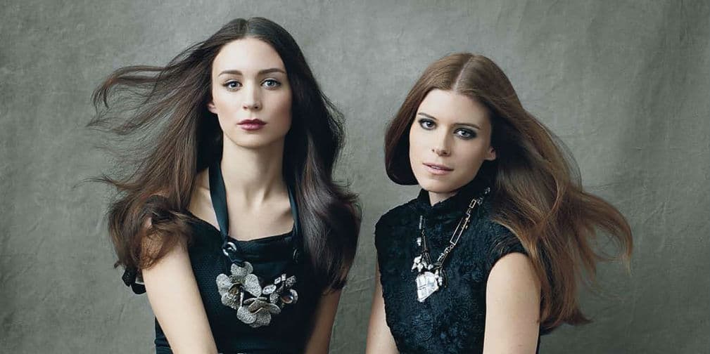6. Kate y Rooney Mara: La segunda es la más conocida de las dos, además estuvo nominada al Oscar por The Girl with the Dragon Tattoo.