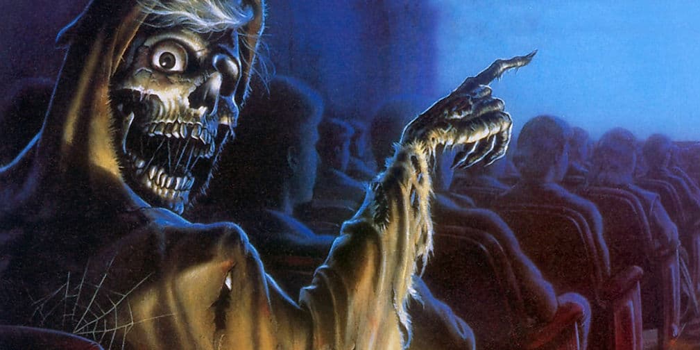 Creepshow: Cinco historias de terror creadas por Stephen King, enmarcadas dentro de las páginas de un cómic que un insensible padre le ha tirado a su hijo a la basura.