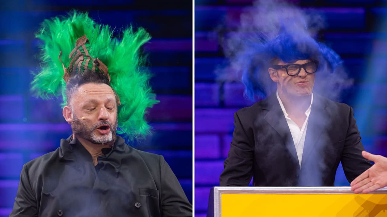 Fastlicht y Yurem en 'Cadena de pelos' en Me Caigo de Risa