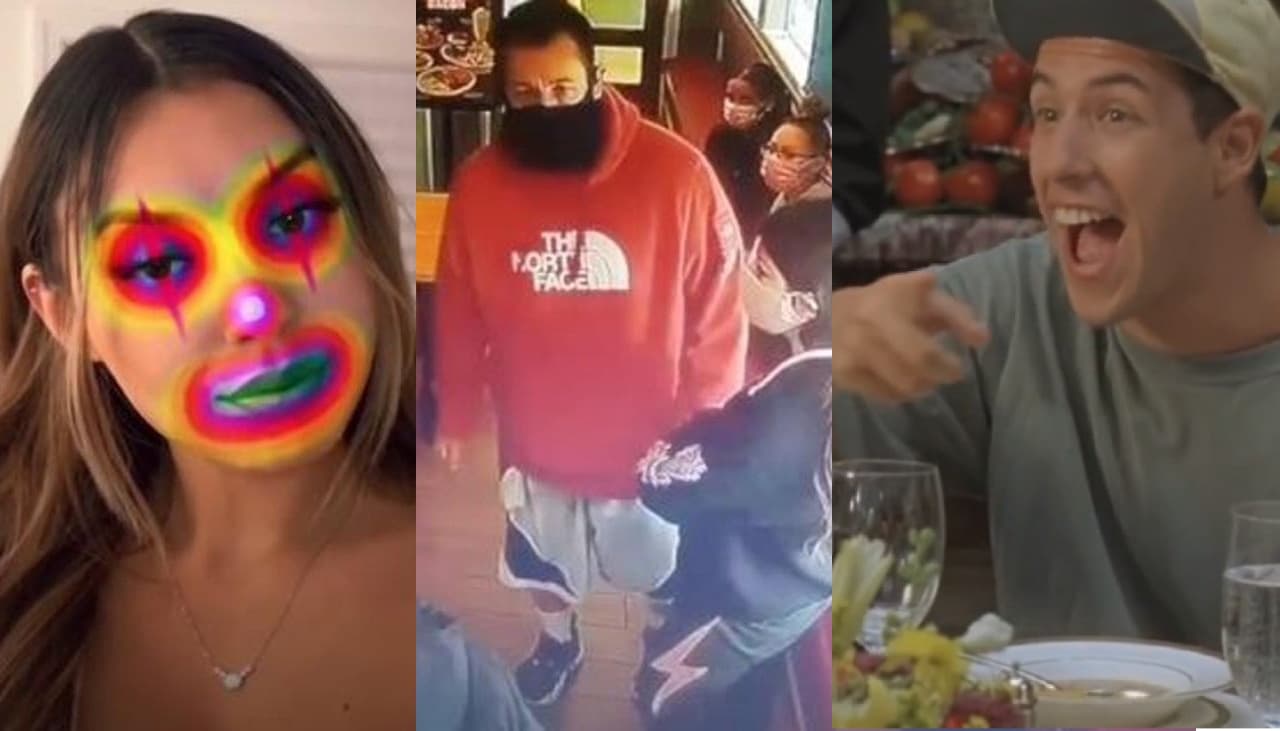 Quedó: Mesera no reconoce a Adam Sandler y se vuelve viral
