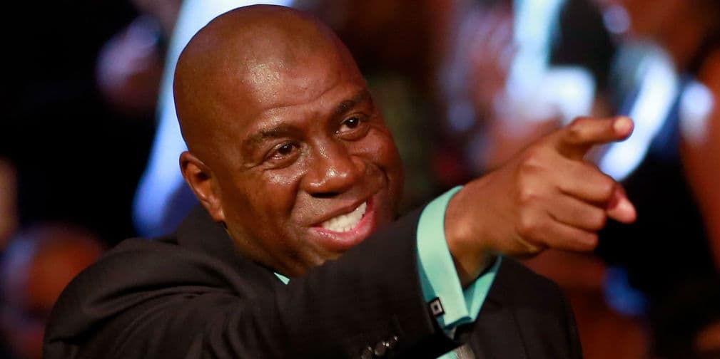 Magic Johnson: El basquetbolista ha tenido entre sus brazos a unas 1,000 chicas.