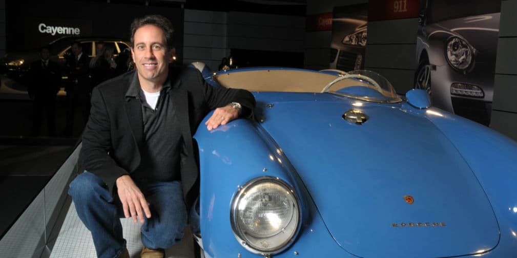 4. Jerry Seinfeld: La pasión del comendiante por los autos se ve reflejada en sus más de 40 Porsches.